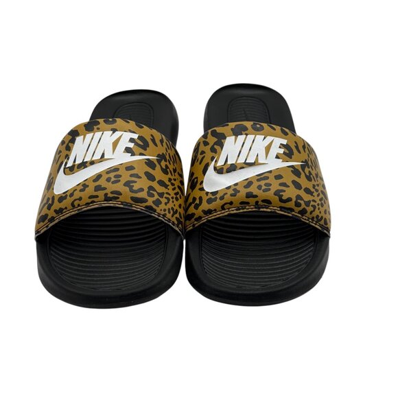 Nike‎ Victori One Slide Women's Size 10 Leopard Print CN9676-700 Sandals - Picture 3 of 8